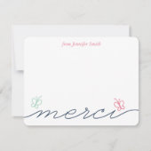 Invitation Simple Merci Butterfly (Devant)