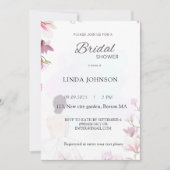 Invitation Simple mignonne nuptiale.douche (Devant)