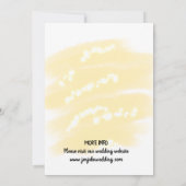 Invitation Simple minimal ajouter nom lieu date enregistrer l (Dos)