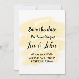 Invitation Simple minimal ajouter nom lieu date sauvegarder l