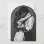 Invitation Simple Minimal Rien de fantaisie Juste Amour Maria (Dos)