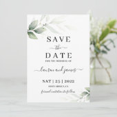 Invitation Simple minimaliste de l'invitation Enregistrer la  (Debout devant)