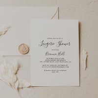 Simple minimaliste Lingerie nuptiale douche