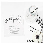 Invitation simple minimaliste moderne