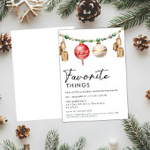 Invitation Simple minimaliste Noir et Blanc Favoris