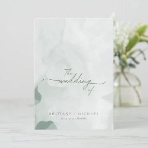 Invitation Simple, modern and minimalist English