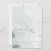 Invitation Simple, modern and minimalist | French (Devant)