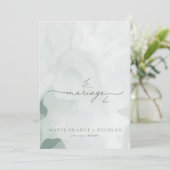 Invitation Simple, modern and minimalist | French (Debout devant)
