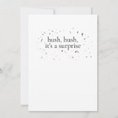 Invitation Simple Modern Surprise 40th Birthday Party (Dos)