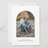 Invitation Simple Moderne Bubbles & Brews Couples Douche Phot (Dos)