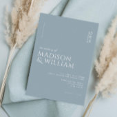 Invitation Simple moderne chic Dusty Mariage