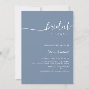 Invitation Simple moderne écriture manuscrite script Brunch n