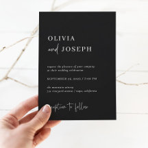Simple, moderne et minimaliste | MARIAGE