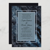 Invitation Simple moderne Galaxy Space Stars Invitatiatiatiat (Devant / Derrière)