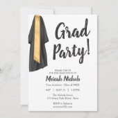 Invitation Simple Moderne Graduation Lycée ColIege (Devant)