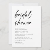 Invitation Simple Moderne Mariage Écriture Manuscrite (Devant)