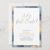 Invitation Simple moderne Motif Adulte fête d'anniversaire