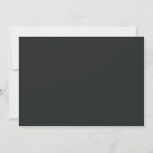Invitation simple moderne pour 50e anniversaire (Dos)