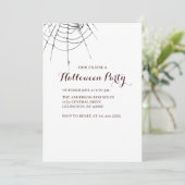 Invitation simple moderne pour une fête d'Hallowee (Debout devant)