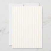 Invitation Simple Moderne Sunshine Sip & See Neutre (Dos)