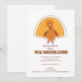 Invitation Simple moderne Turquie, l'action virtuelle de grâc (Devant / Derrière)