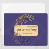 Invitation Simple n'importe quelle occasion Classic Party (Devant / Derrière)