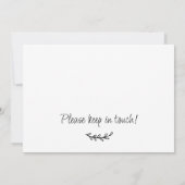 Invitation Simple Nous Avons Déménagé Nouvelle Maison Faire-p (Dos)