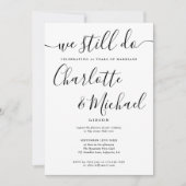 Invitation Simple, nous faisons encore le script de renouvell (Devant)