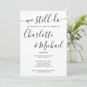 Invitation Simple, nous faisons encore le script de renouvell (Debout devant)