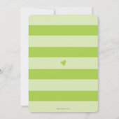 Invitation Simple Oh Boy Lime Green Baby shower (Dos)