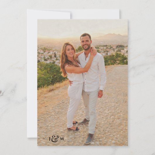 Invitation Simple Overlay Photo Wedding (Dos)