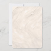 Invitation Simple Pearl Bow in Champagne Elegant Wedding (Dos)