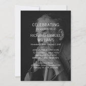 Invitation Simple photo Célébration de la vie (Devant)