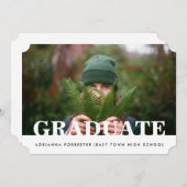 Invitation Simple photo Décontractée (Devant / Derrière)