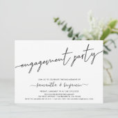 Invitation Simple Photo Engagement (Debout devant)