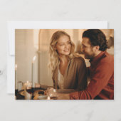 Invitation Simple Photo Engagement (Dos)