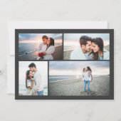 Invitation Simple Photo Enregistrer la Date (Dos)