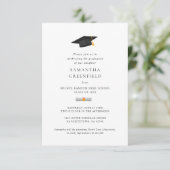 Invitation Simple Photo Graduation 2025 Party (Debout devant)