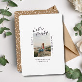 Invitation Simple Photo Graduation Party