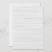 Invitation Simple Photo Houseéchauffement Party (Dos)