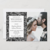 Invitation Simple Photo Mariage (Devant)