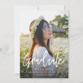 Invitation Simple Photo Promotion Classe 2025 (Devant)