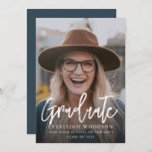 Invitation Simple Photo Promotion de la promotion 2024 (Devant / Derrière)