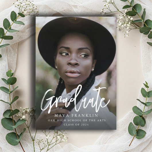 Invitation Simple Photo Promotion Promotion de la classe de