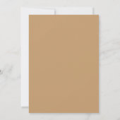 Invitation simple pour 45e anniversaire Bohème Her (Dos)