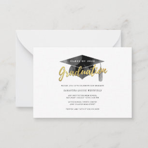 Invitation simple pour la fête de remise des diplô