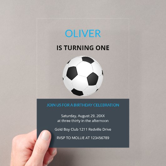 Invitation simple pour le premier anniversaire de (In situ (ordinateur de poche))