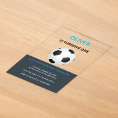Invitation simple pour le premier anniversaire de (Poser)