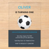 Invitation simple pour le premier anniversaire de (Recto)