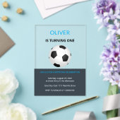 Invitation simple pour le premier anniversaire de (Insitu (Mariage))